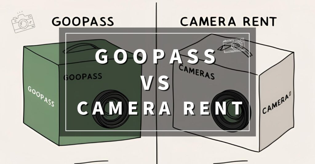 GOOPASS CAMERA RENT