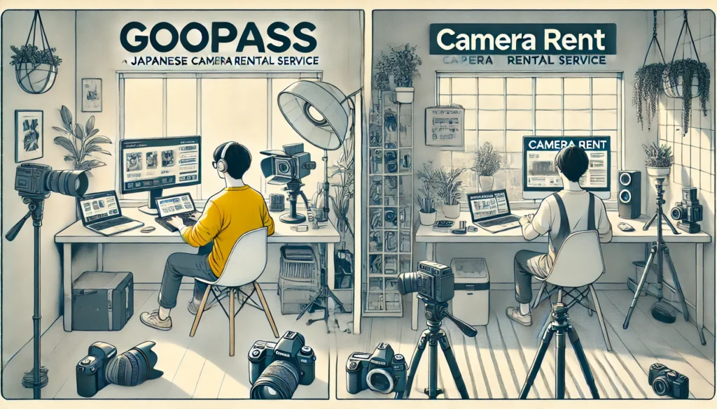 本気で映像制作に挑戦したい人にカメラ専門店2社
(GOOPASS・CAMERA RENT)