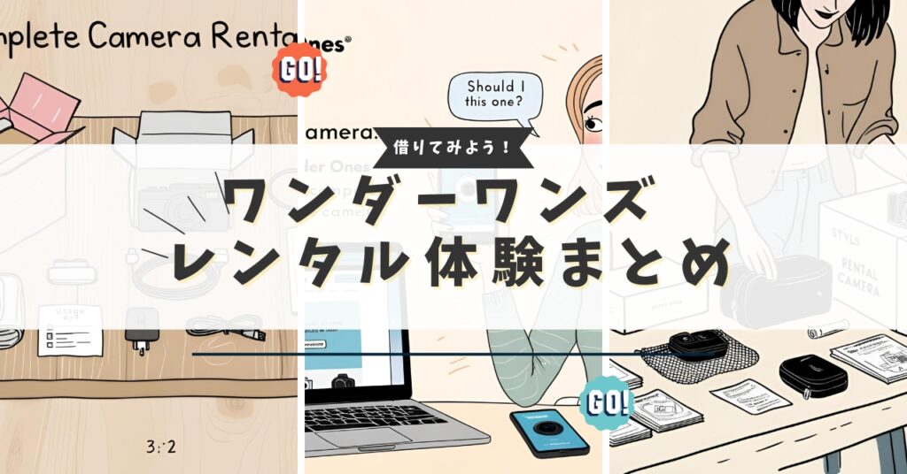 ワンダーワンズ レンタル体験 まとめ