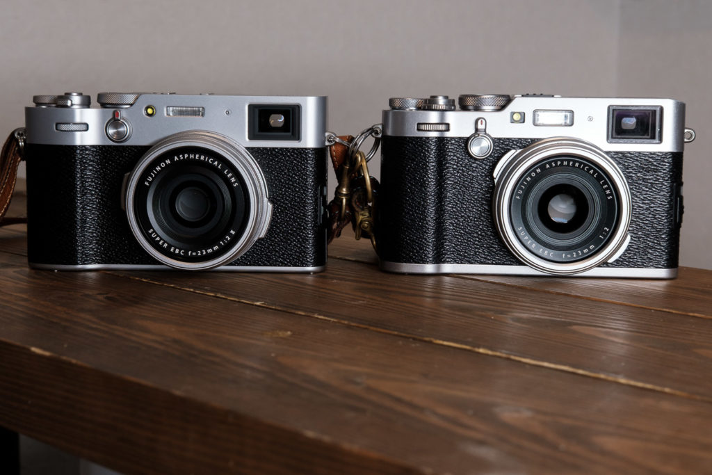 変わらずかっこいいデザインのX100シリーズ