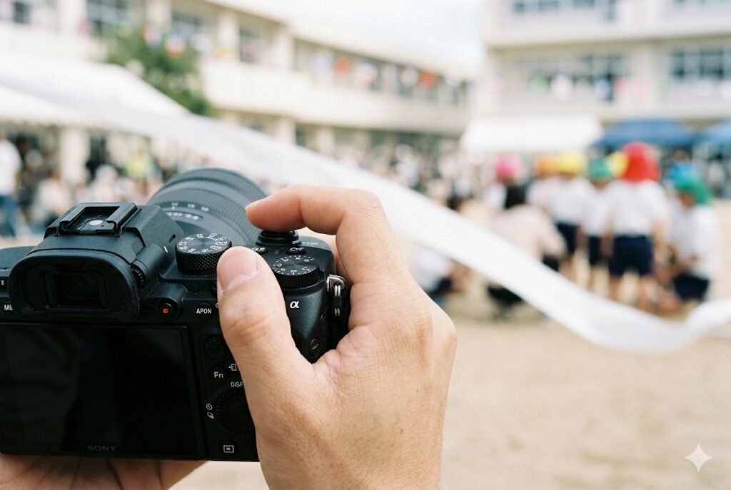 小学校の運動会をフルサイズ機で撮るコツ