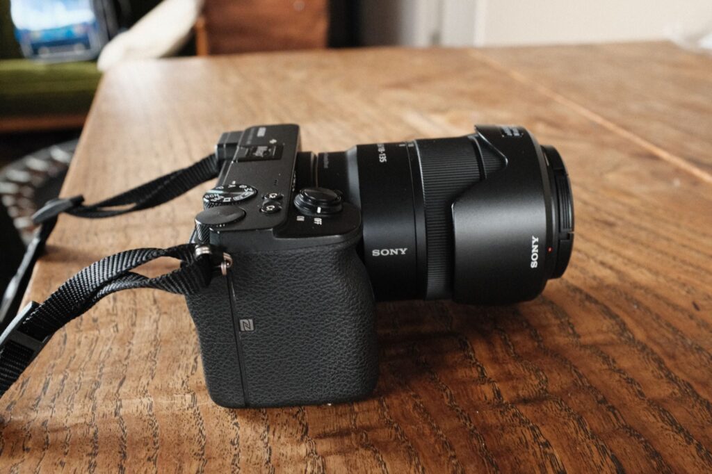 レンタルしたSONY α6600にE 18-135mmレンズを装着したところ