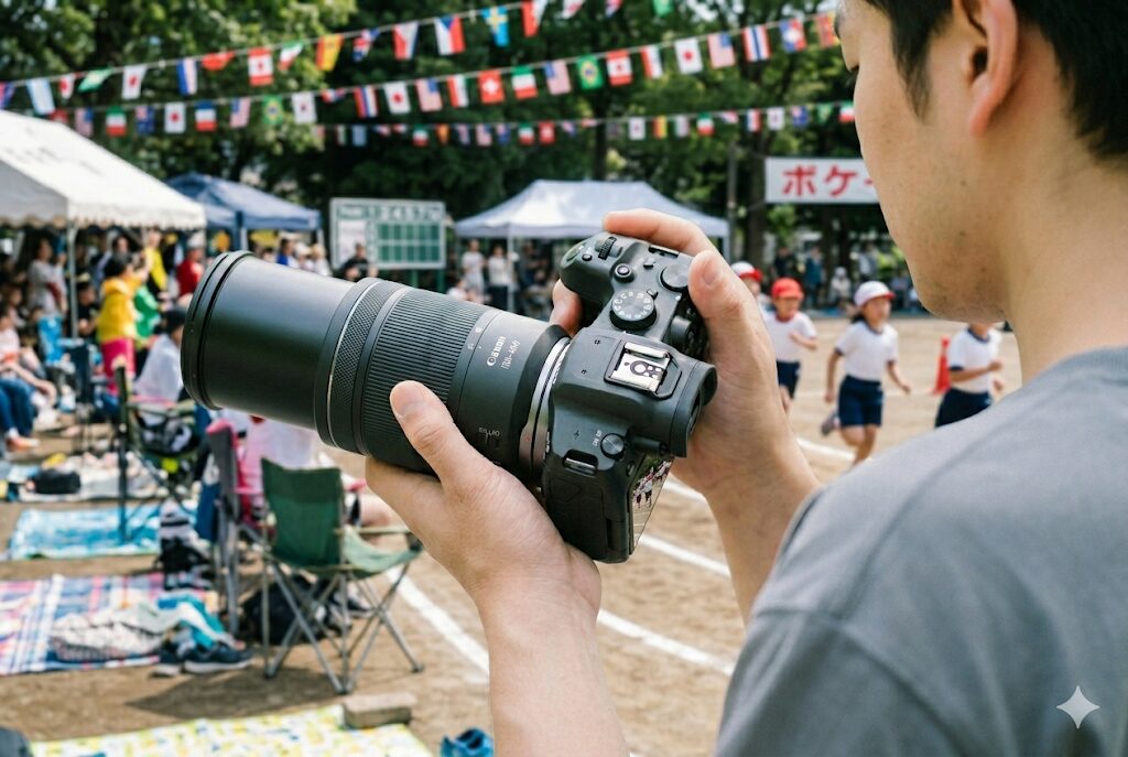 望遠レンズ付 Nikon D7000 高速連写 運動会 スポーツ 推し活 カメラ