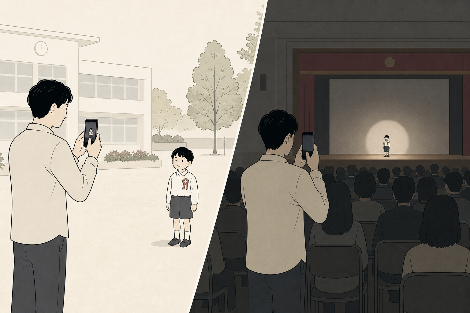 行事撮影でスマホが足りる条件と難しい条件の違い