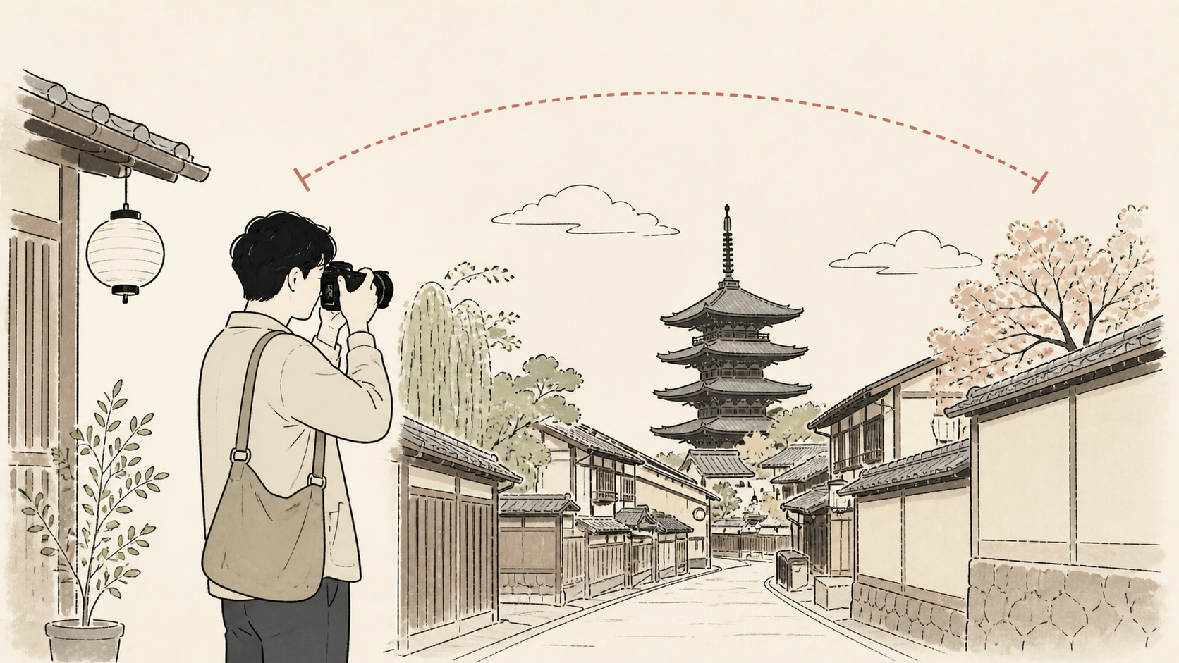 16mm広角ズームを旅行で使うイメージ