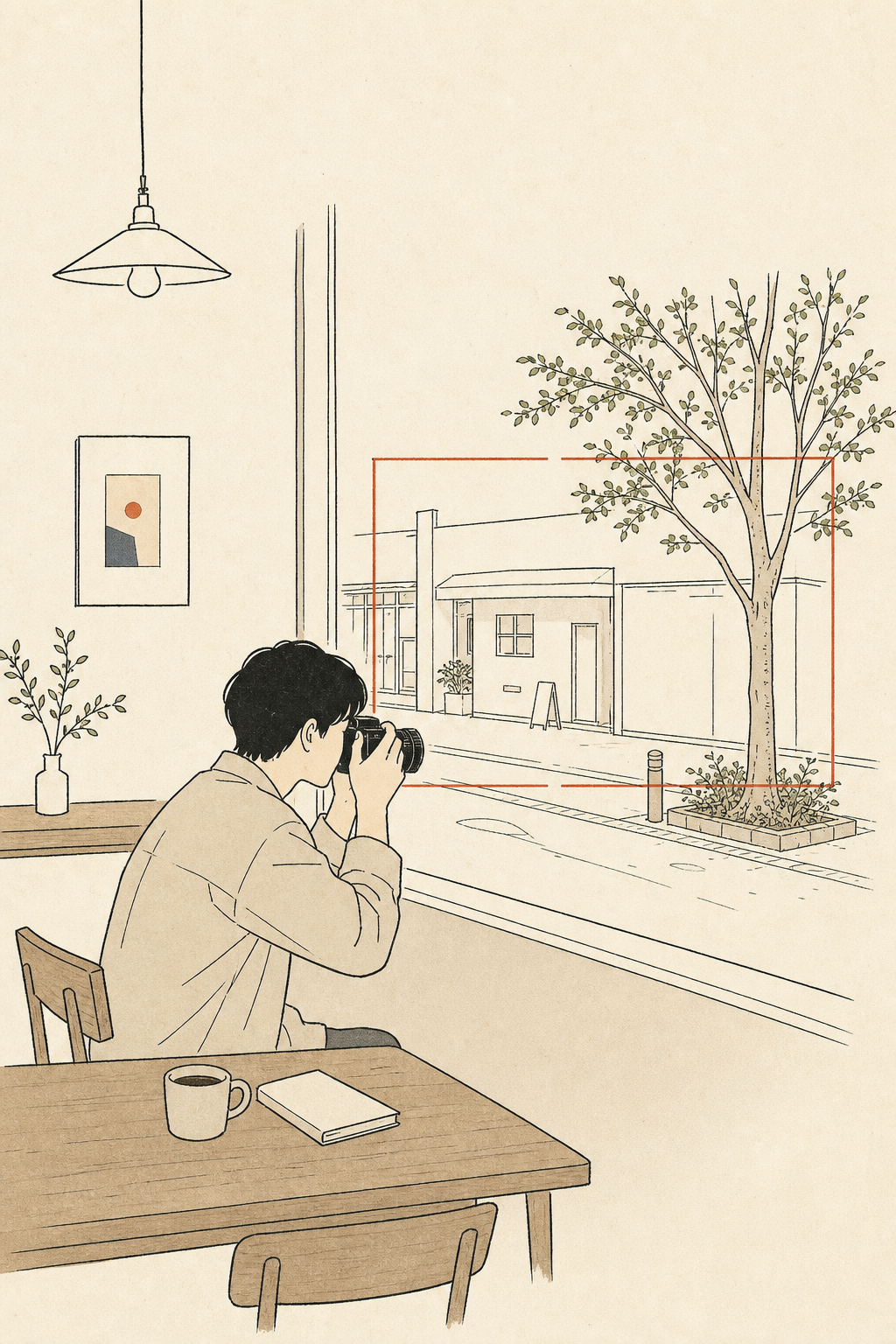 画角と撮影距離の違いを考える撮影者