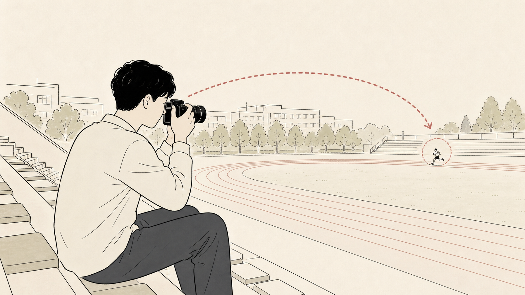 Canon SX系で遠くの被写体を撮る場面