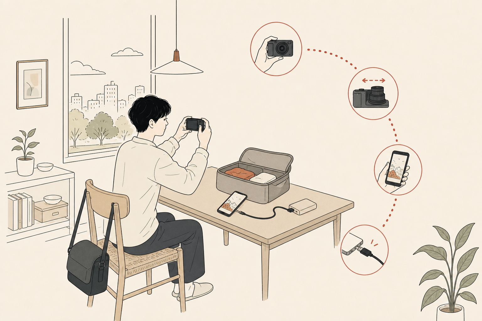 Panasonicコンデジをレンタルして7項目を確認する人