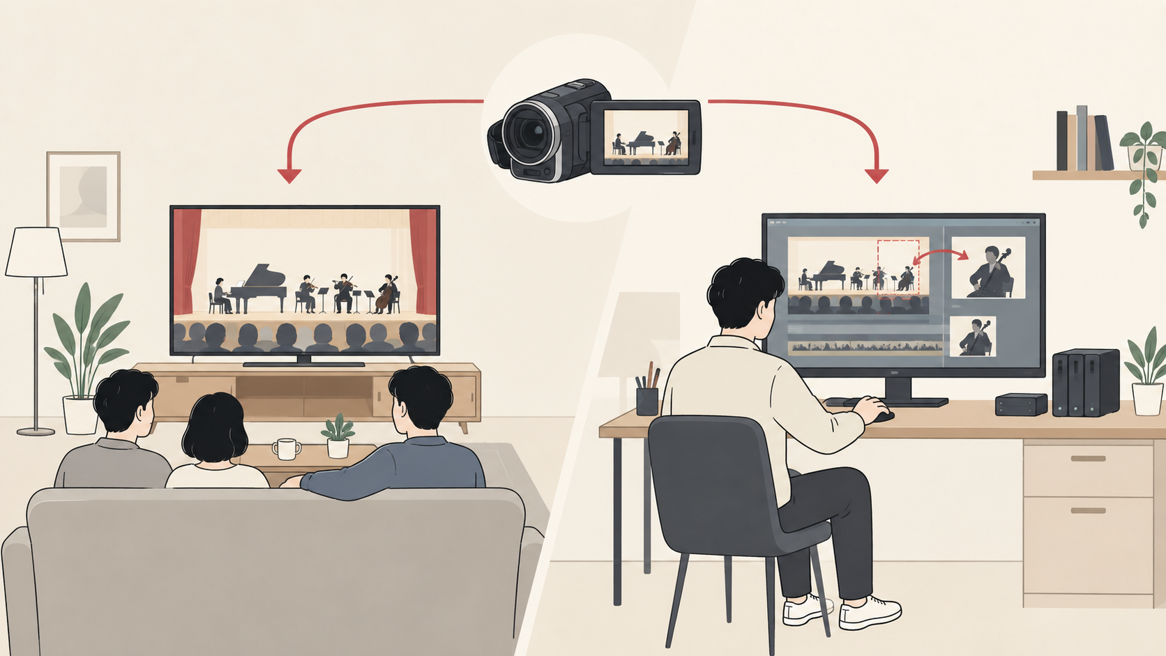 4KとフルHDを撮影後の使い方から選ぶ